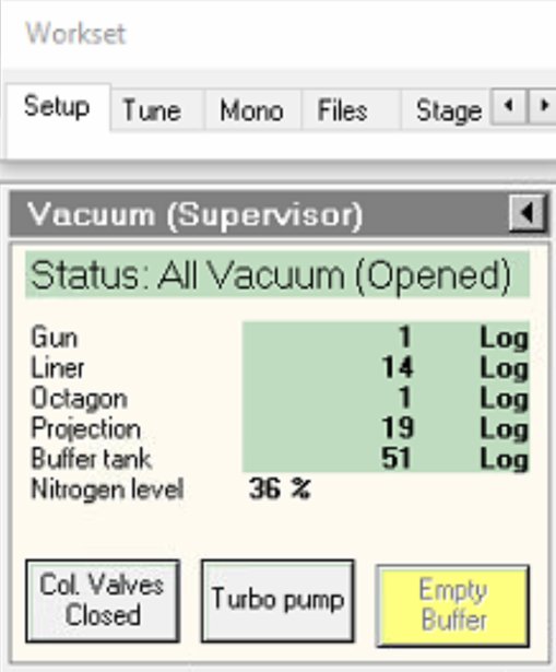 Empty Buffer button highlighted