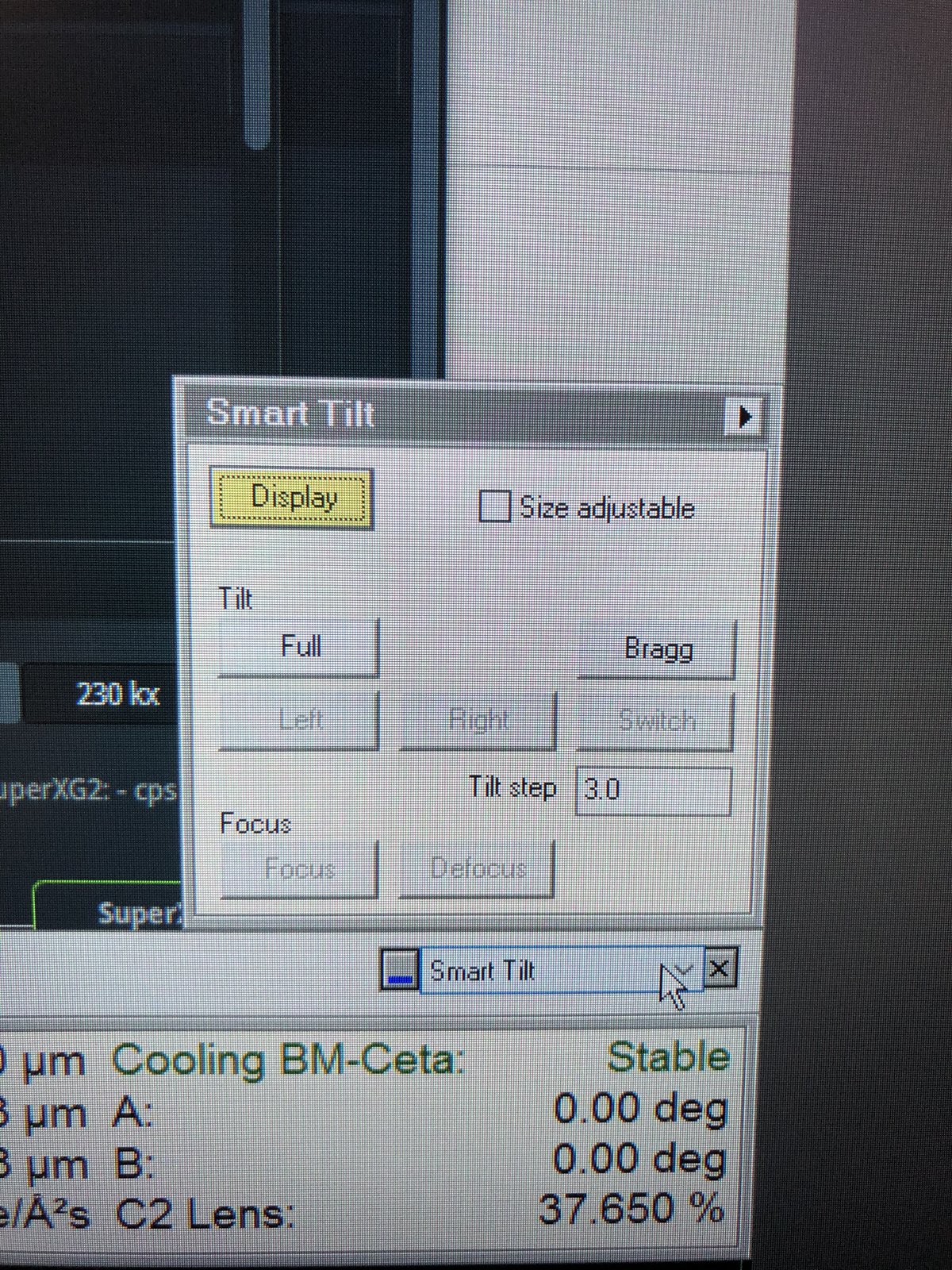 Smart Tilt feature in TEMUI Quick tab