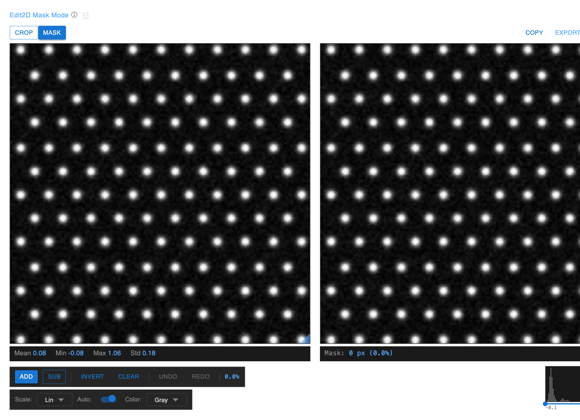Edit2D Mask Mode (dark)