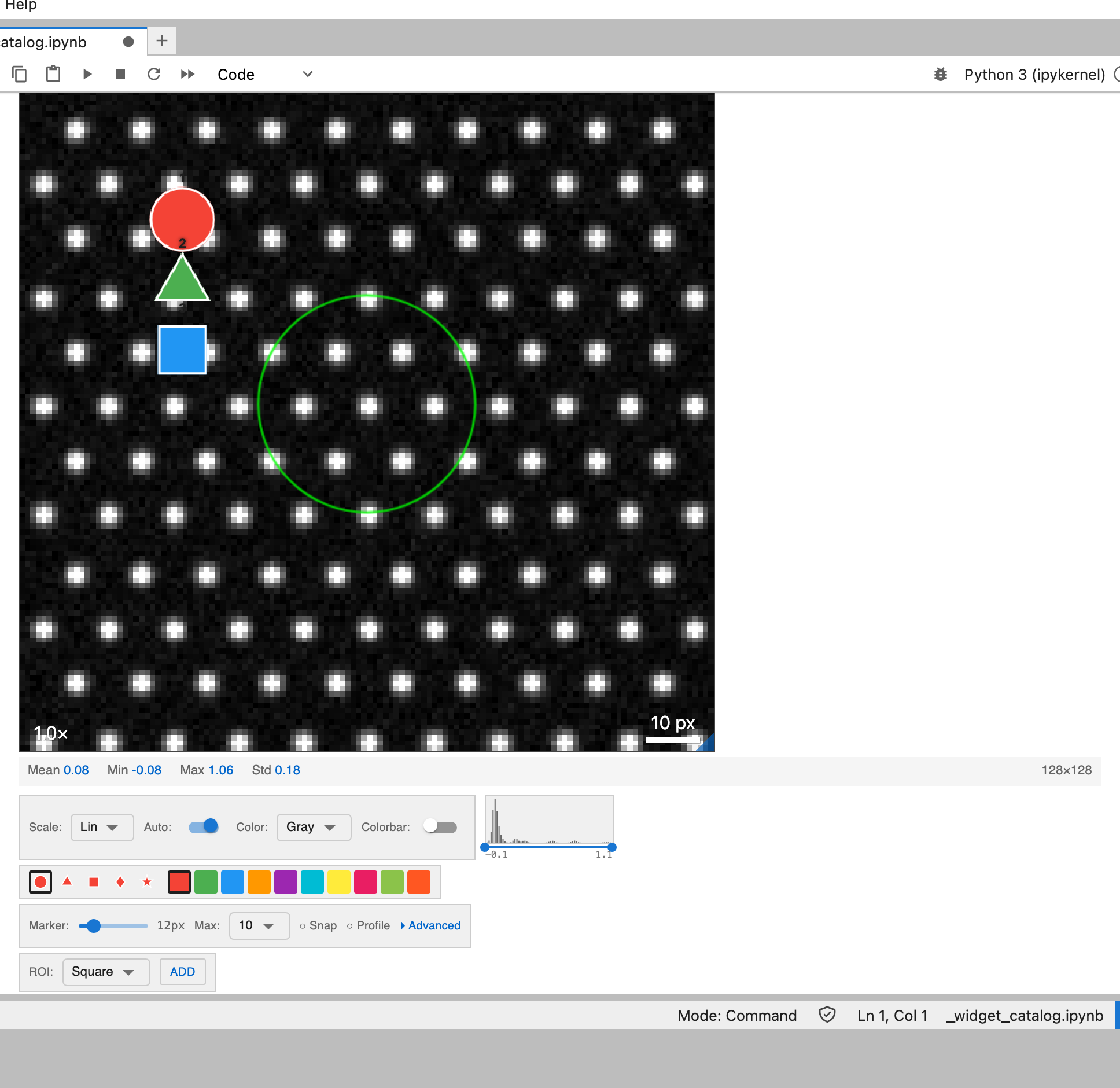 Mark2D + Points + ROI (light)