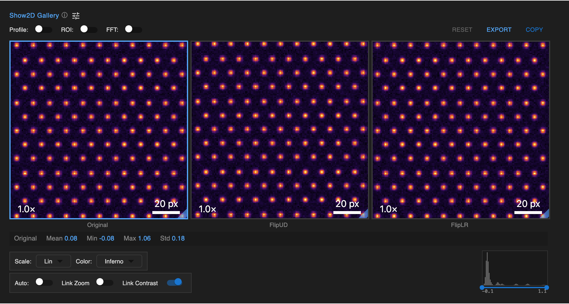 Show2D Gallery (dark)