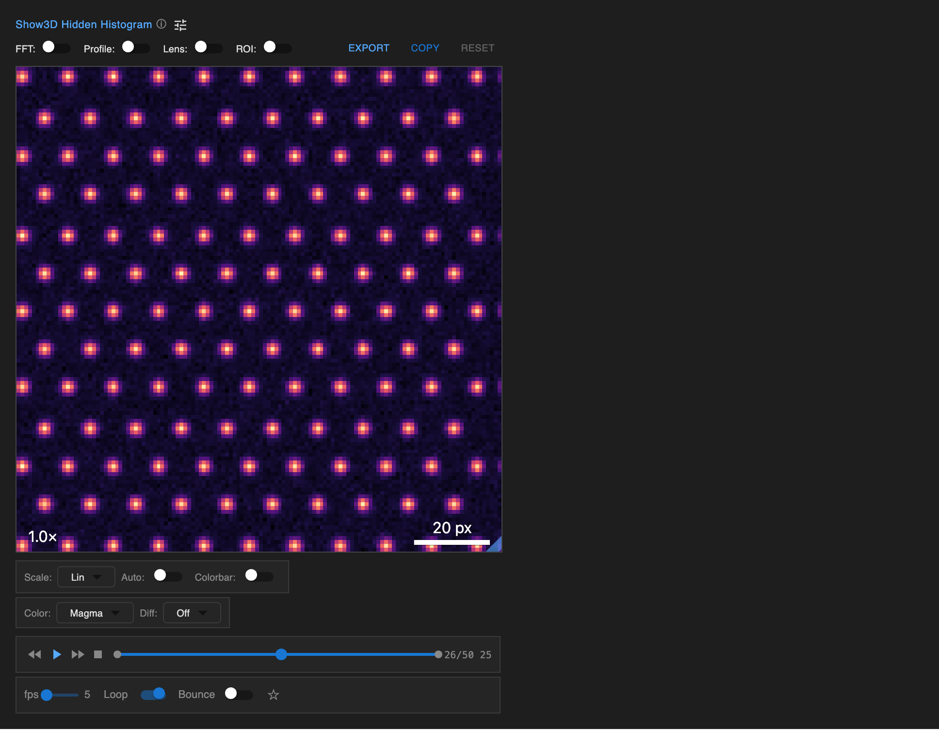 Show3D Hidden Histogram (dark)